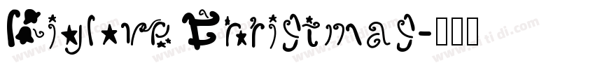 Biglove Christmas字体转换
